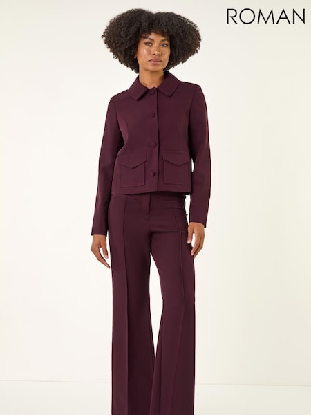 Roman Red Smart Buttoned Pocket Jacket (G49817) | £60