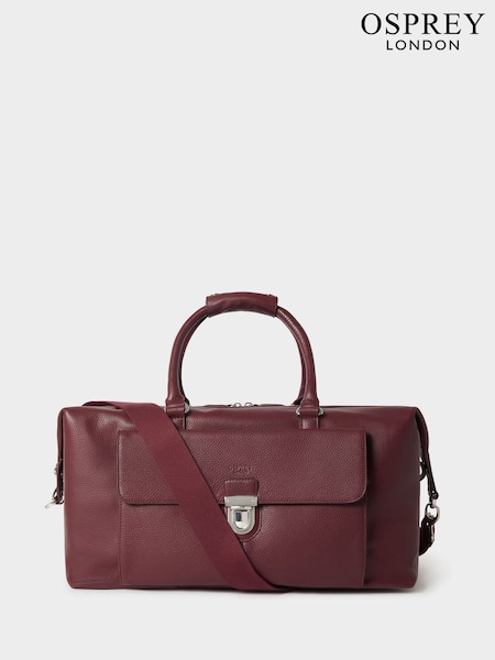 Osprey London The Forest Leather Weekender Bag (G49891) | £265