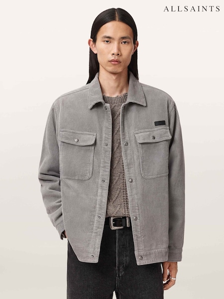 AllSaints Grey Castleford Jacket (G49928) | £169