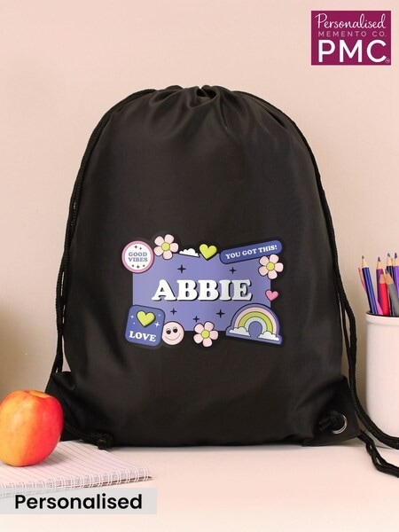 Personalised Good Vibes Kit Bag by PMC (G50370) | £15