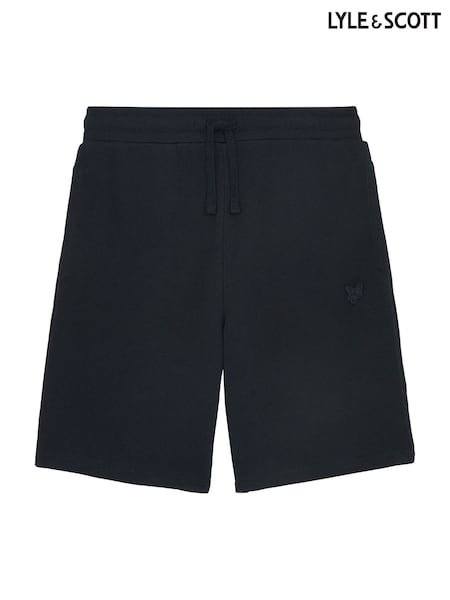 Lyle & Scott Blue Tonal Sweat Shorts (G50587) | £40