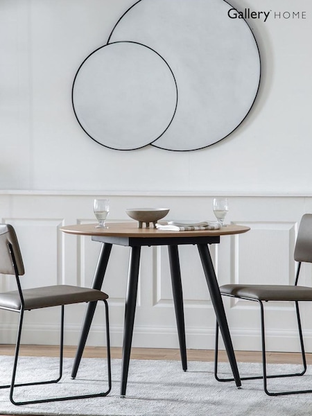 Gallery Home Light Wood Lexington Round Oak Dining Table (G50639) | £385