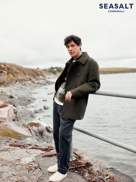 Seasalt Cornwall Green Channel Coat (G50669) | £190