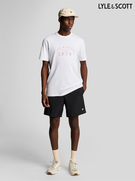 Lyle & Scott Black Sports Swim Shorts (G50830) | £45