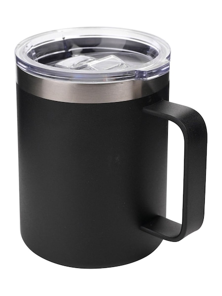 Widdop Black Harvey Makin Steel Mug 12oz (G51311) | £16