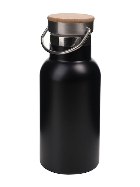 Widdop Black Harvey Makin Steel Sports Bottle 350ml (G51312) | £14
