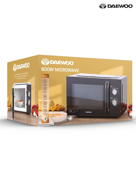 Daewoo Black 23L Microwave 800W (G51402) | £240
