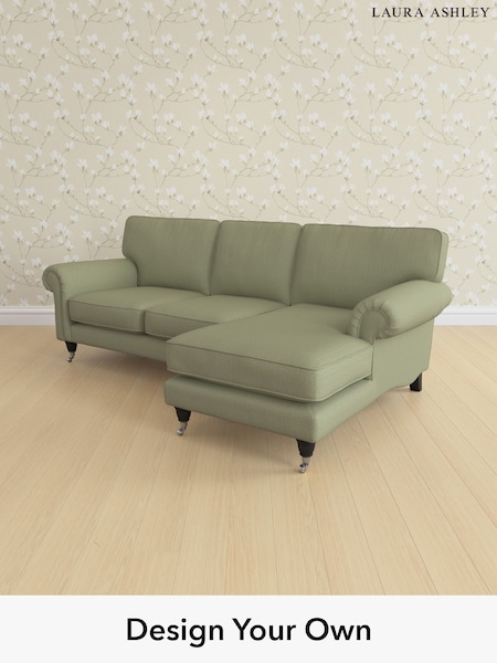 Edwin Herringbone/Hedgerow Green Kingston By Laura Ashley (G51489) | £2,125