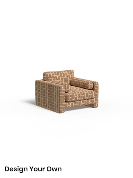 Cale Check/Dark Sand Natural Holloway By Made (G51504) | £799