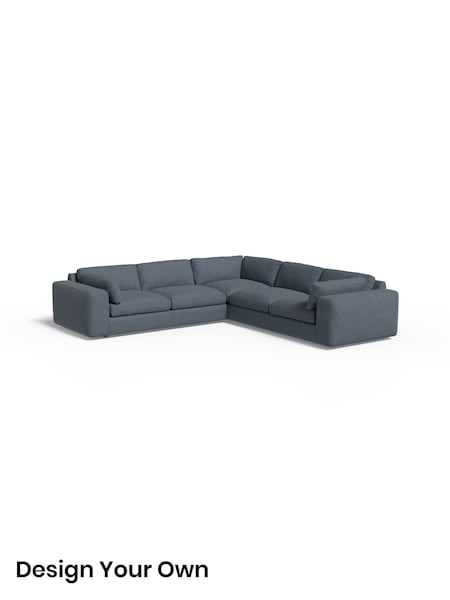 Boucle Textured Weave/Slate Blue Alec By Made (G51515) | £3,125