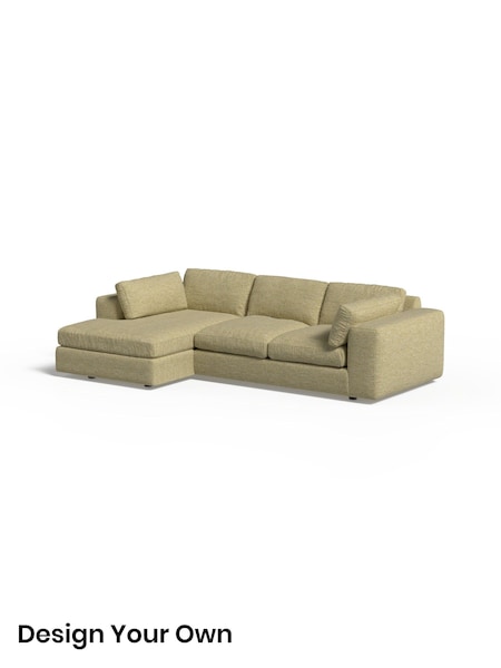 Boucle Textured Weave/Pale Fir Green Alec By Made (G51517) | £2,299