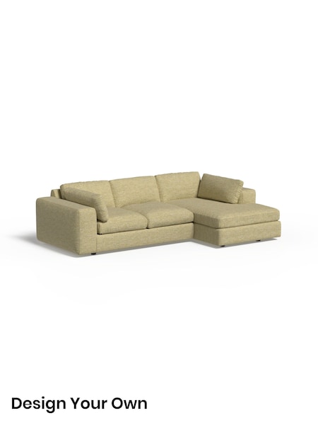 Boucle Textured Weave/Pale Fir Green Alec By Made (G51517) | £2,299