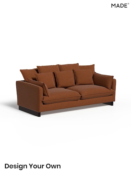 Etched Chenille/Rust Orange Whitby By Made (G51554) | £1,575