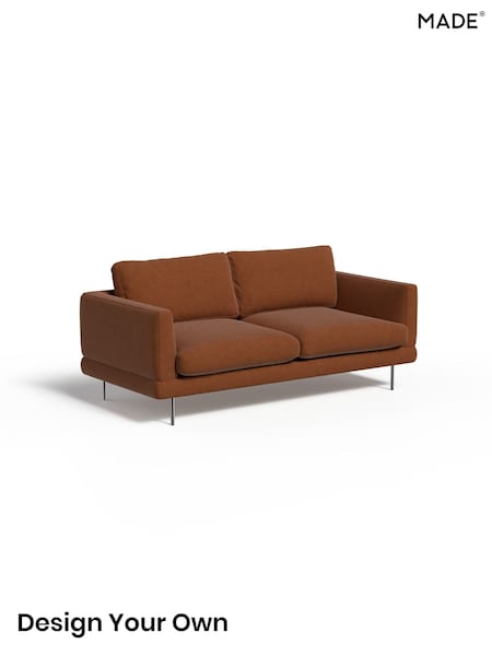 Etched Chenille/Rust Orange Lugani By Made (G51555) | £1,275