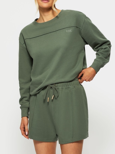 KBX Green White Jessica Shorts (G51598) | £22