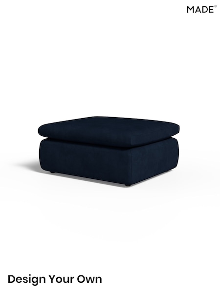 Matt Velvet Easy Clean/Dark Navy Blue Jackson By Made (G51617) | £499