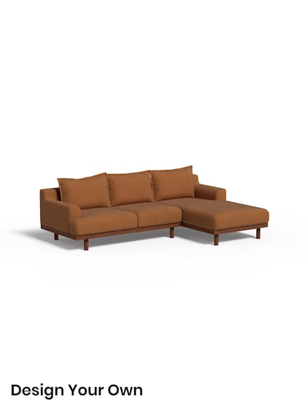 Matt Velvet Easy Clean/Fawn Truffle Natural Turin By Made (G51636) | £1,999