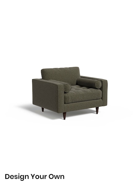 Soft Touch Boucle/Forest Green Scott By Made (G51642) | £799