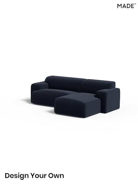 Soft Touch Boucle/Navy Blue Avalon By Made (G51658) | £1,599