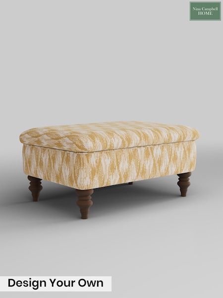 Ezra Ikat/Ochre Yellow Lamont By Nina Campbell (G51753) | £499