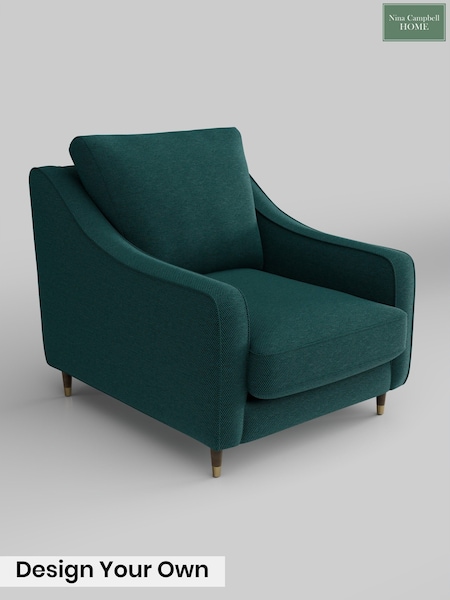 Whistler/Peacock Teal Rosebury By Nina Campbell (G51771) | £899