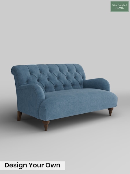 Soren Fine Boucle/Soft Indigo Blue Milner By Nina Campbell (G51777) | £1,150