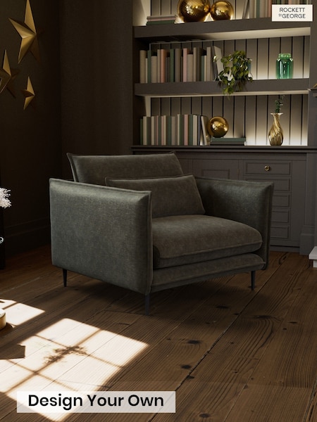 Luxe Vintage Velvet/Dark Olive Green The Lola By Rockett St George (G51790) | £999