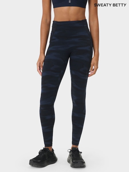 Sweaty Betty Blue Runners High Leggings (G51804) | £90