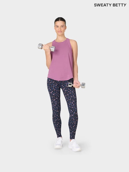 Sweaty Betty Purple Full Length Power Workout Leggings (G51807) | £88