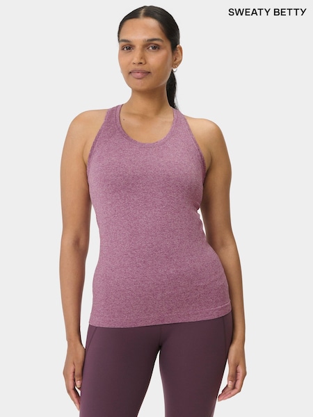 Sweaty Betty Pink Athlete Seamless Workout Tank Top (G51822) | £40