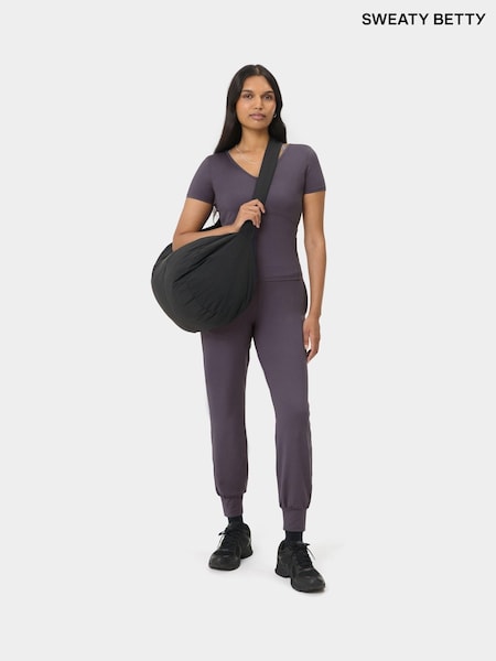 Sweaty Betty Light Blue Gaia V-Neck T-Shirt (G51839) | £55