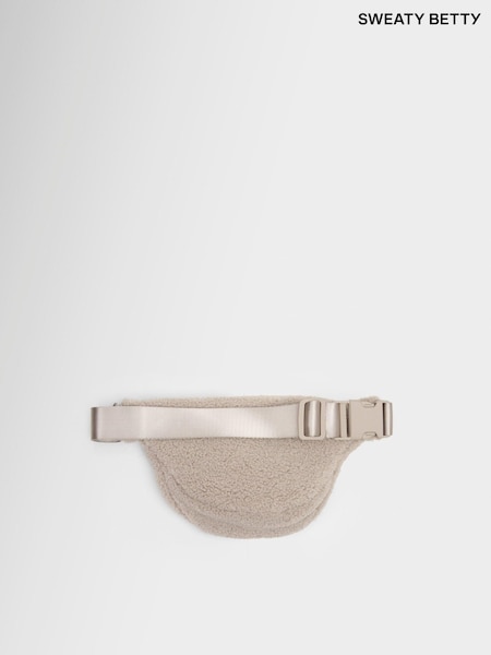 Sweaty Betty Grey Sherpa Bumbag (G51842) | £55