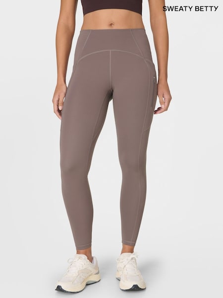 Sweaty Betty Brown Winter Power Leggings (G51855) | £95