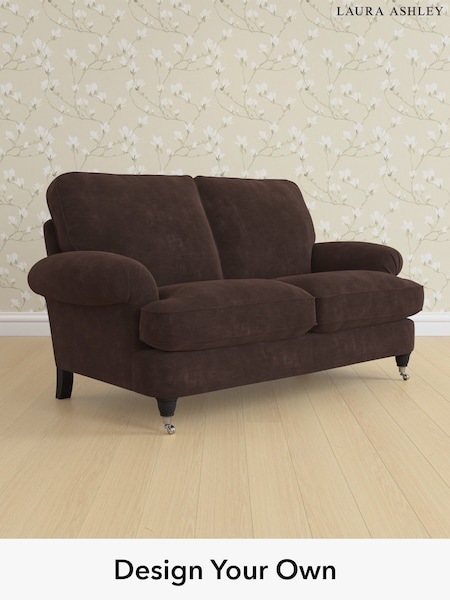 Alwyn Velvet/Chocolate Brown Beaumaris By Laura Ashley (G51896) | £1,225