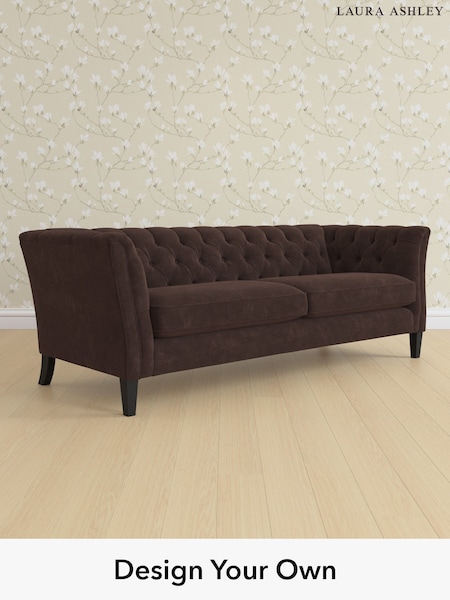 Alwyn Velvet/Chocolate Brown Chatsworth Button Back By Laura Ashley (G51898) | £1,625