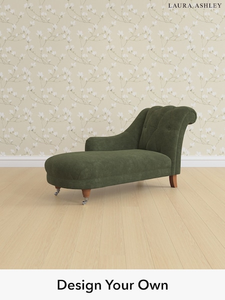 Alwyn Velvet/Ivy Green Gloucester Button Back By Laura Ashley (G51903) | £1,100