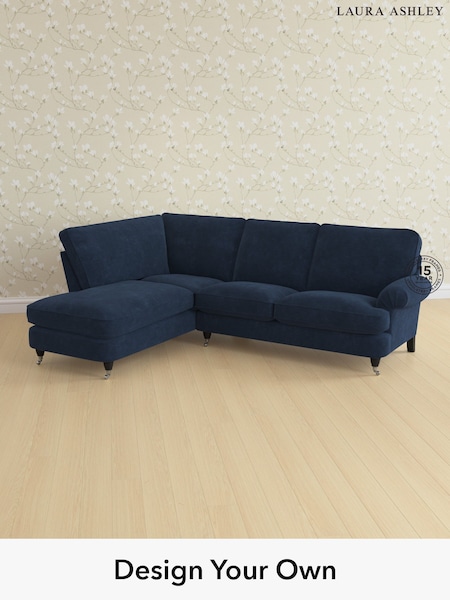 Alwyn Velvet/Midnight Navy Beaumaris By Laura Ashley (G51905) | £2,350