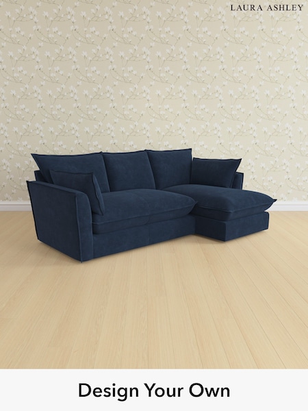 Alwyn Velvet/Midnight Navy Westerham By Laura Ashley (G51908) | £2,200
