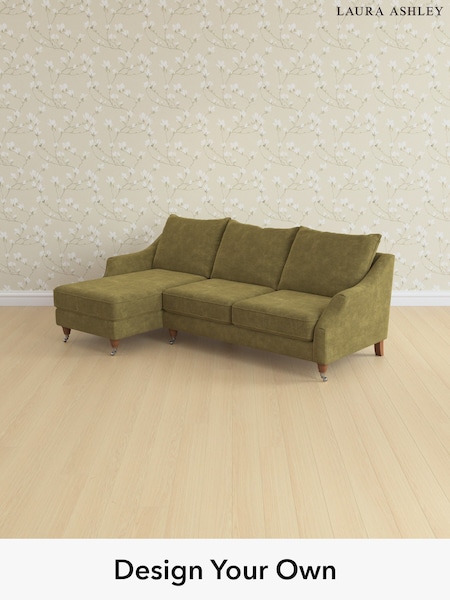 Alwyn Velvet/Olive Green Beverley By Laura Ashley (G51909) | £2,175