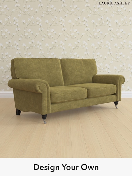 Alwyn Velvet/Olive Green Kingston By Laura Ashley (G51917) | £1,325