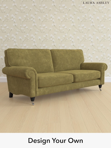 Alwyn Velvet/Olive Green Kingston By Laura Ashley (G51917) | £1,425