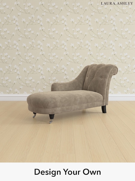 Alwyn Velvet/Truffle Natural Gloucester Button Back By Laura Ashley (G51918) | £1,100