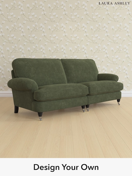 Alwyn Velvet/Ivy Green Beaumaris By Laura Ashley (G51920) | £1,525
