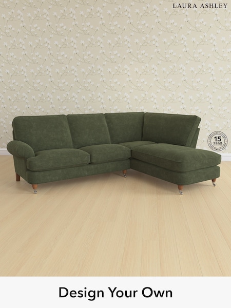 Alwyn Velvet/Ivy Green Beaumaris By Laura Ashley (G51920) | £2,350