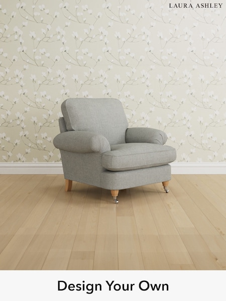 Anneliese/Steel Grey Beaumaris By Laura Ashley (G51928) | £950