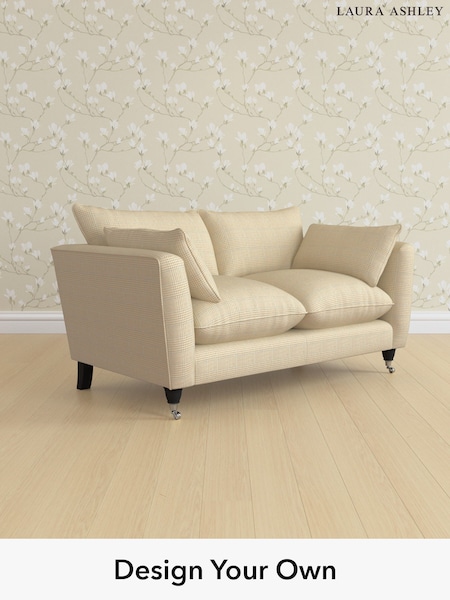 Birchgrove Check/Oatmeal Natural Casterton By Laura Ashley (G51985) | £1,375