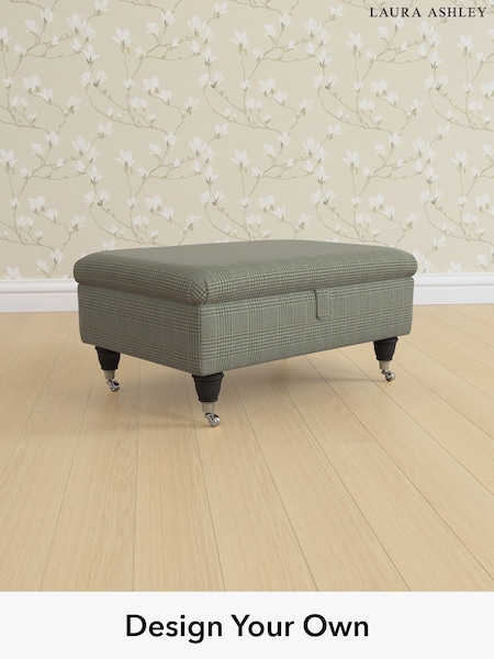 Birchgrove Check/Olive Green Beaumaris By Laura Ashley (G51986) | £625