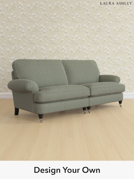 Birchgrove Check/Olive Green Beaumaris By Laura Ashley (G51986) | £1,675