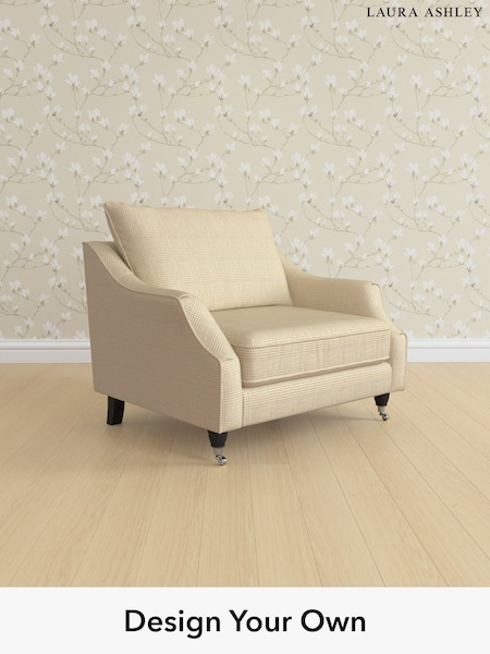 Birchgrove Check/Oatmeal Natural Beverley By Laura Ashley (G51988) | £1,100