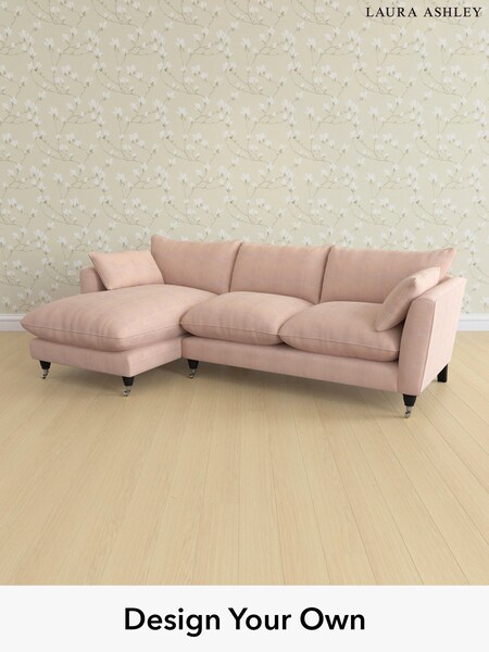 Edwin Chenille/Blush Pink Casterton By Laura Ashley (G51996) | £2,275